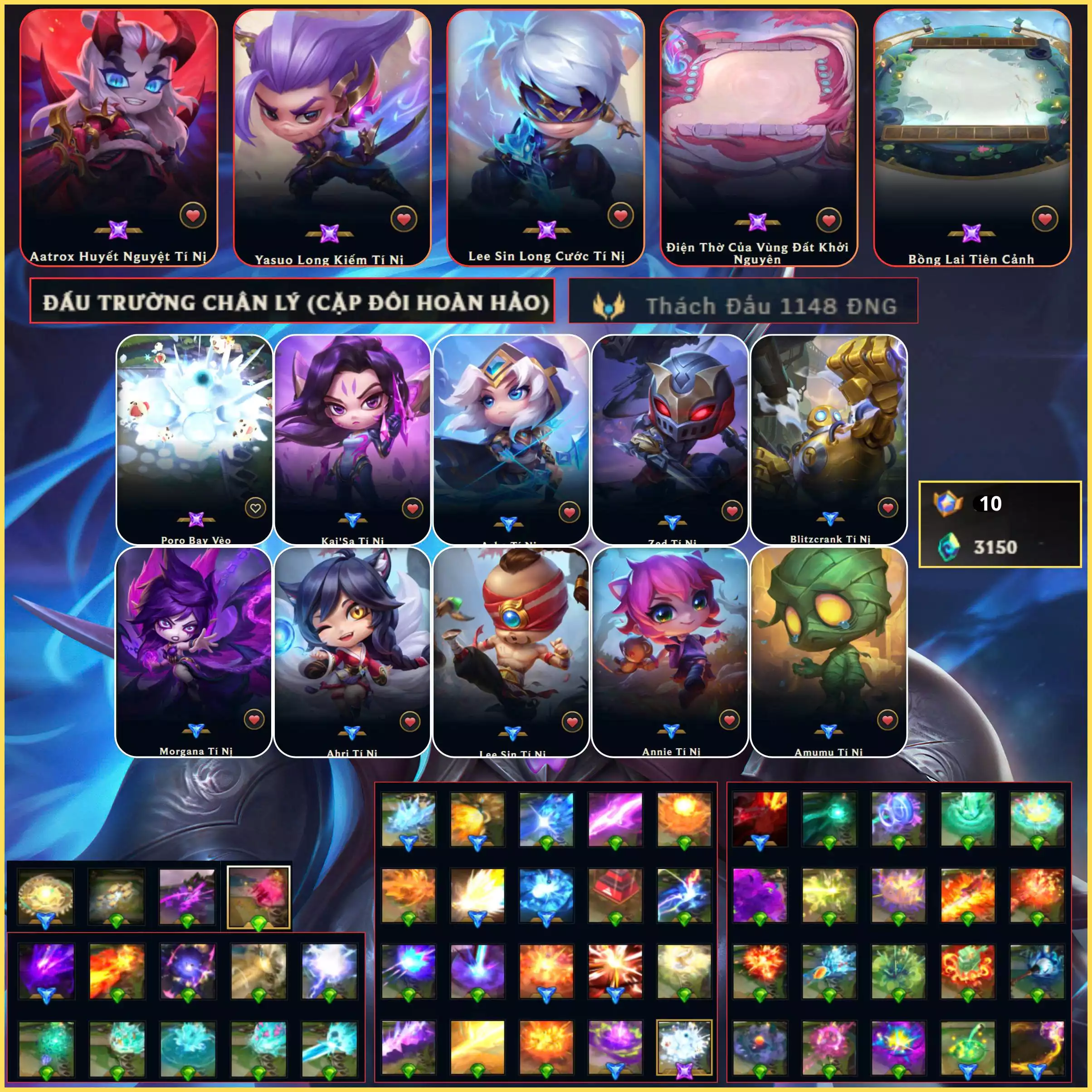 3 tím + 2 sàn + 11 huy hiệu